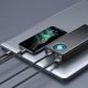 Повербанк портативний зарядний пристрій Power Bank Baseus Amblight 30000 mAh premium 65W 6A з Led дисплеєм та технологією QC3.0+PD3.0 Black - зображення 7