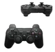 Джойстик беспроводной DoubleShock Bluetooth геймпад для PS3 игровой универсальный для sony playstation контроллер сони плейстейшен пс3 аккумуляторный для пк компьютера ноутбука смарт тв приставки виндовс андроид с вибрацией стиками и аналогами Черный - изображение 6