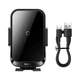 Автотримач Baseus Halo Electric Wireless Charging Car Mount 15W (SUDD000001) Black - зображення 8