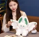 Мягкая игрушка Летучая Мышь Кролик Аниме 20х30 см Белая - изображение 2