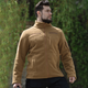 Чоловіча тактична флісова кофта Han-Wild HW012 Sand Khaki 2XL - зображення 7