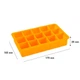 Силиконовая форма для льда CUMENSS AI-807 Cube 15 Orange - изображение 3