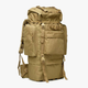 Рюкзак для туризма AOKALI Outdoor A21 65L Sand мужской крепление Molle - изображение 1