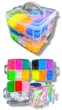 Набор для плетения браслетов Fashion Loom Bands 3-ярусный - резинки, станок, шармики и бусины - изображение 3
