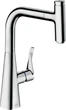 Смеситель кухонный HANSGROHE Metris Select хром 14857000 с выдвижным изливом - изображение 1