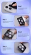 Защитное стекло Vokamo Alloy AR Lens-Enhancer для камеры для смартфона Apple iPhone 15/15 Plus Transparent/Purple (NVK010874) - изображение 10