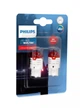 Комплект світлодіодних ламп Philips 11066U30RB2 W21/5W LED 12V Ultinon Pro3000 RED - зображення 1