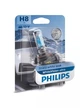 Галогенова лампа Philips 12360WVUB1 H8 WhiteVision ultra +60% (3800K) B1 - зображення 2