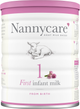 Начальная сухая смесь Nannycare 1 на основе козьего молока для младенцев от 0 до 12 месяцев 900 г (5022817000221) - изображение 1