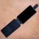 Чохол фліп із натуральної шкіри з тисненням під крокодила Crocсo для Samsung S24 Plus ручної роботи | Чорний - зображення 3