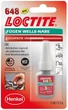 Високотемпературний валвтулковий фіксатор Loctite 648 високої міцності 5 мл - зображення 1