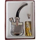 Похідний міні Кальян Hengda HD-802 №158-808 Silver (12245) - зображення 3