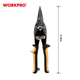 Ножницы по металлу WORKPRO прямой рез 250 мм PRO WP214017 - изображение 3