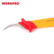 Нож для снятия изоляции (полукруглый) диэлектрический WORKPRO 50x180 мм EN/IEC 60900 10000V PRO PLUS WP344005 - изображение 3