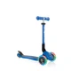 Дитячий триколісний самокат Globber Junior Foldable Lights Navy Blue (437-100) - изображение 1