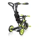 Триколісний велосипед з ручкою Globber Explorer Trike 4в1 Lime Green (632-106-3) - изображение 2