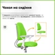 Дитяче крісло Evo-kids Mio Ergo Green (Y-507 KZ) Зелений - зображення 10