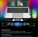 Охлаждающая подставка для ноутбука 15-17.3 дюймов Ice Coorel K9 RGB - изображение 2