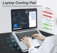 Охлаждающая подставка для ноутбука 15.6 дюймов Ice Coorel A-18 2xUSB Black - изображение 8