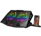 Охлаждающая подставка для ноутбука 15-21 дюймов Ice Coorel N10 RGB - изображение 1