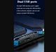 Охлаждающая подставка для ноутбука 15-17.3 дюймов Ice Coorel N6 RGB - изображение 6