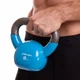 Гиря чугунная с виниловым покрытием Zelart 2680-8 8 кг Blue - изображение 5