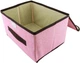 Короб для зберігання речей та іграшок Storage Wardrobe 37 х 23 х 23.5 см Рожевий (2000992417532) - зображення 2