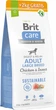Сухий корм для собак Brit Care Dog Sustainable Adult Large Breed 12+2 кг - курка та комахи (172661) - изображение 1