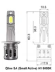 LED автолампи Qline SA (Small Active) H1 6000K - зображення 1