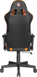 Fotel gamingowy Gembird Scorpion Black/Orange (GC-SCORPION-04X) - obraz 7