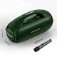 Портативная беспроводная колонка с микрофоном Hopestar A50 (80W, Bluetooth, TWS, MP3, AUX, Mic) Салатовый - изображение 5
