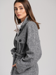 Пальто осіннє жіноче Look Made With Love 909 Paola L/XL Grey (5903999307233) - зображення 8