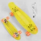 Скейт Пенни борд с прозрачной декой что светится S-50244 Best Board колёса PU со светом, зарядка USB - изображение 2