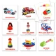 Міні-картки Домана "Іграшки/Toys" українською/англійською - изображение 2
