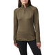 Термореглан жіночий 5.11 Tactical Women's Stratos 1/4 Zip RANGER GREEN S (62417-186) - зображення 1