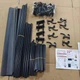 Напольная стойка для одежды Double Rod телескопическая органайзер с полками и крючками для аксессуаров DR-8518 Black - изображение 8