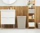 Корзина для белья с крышкой Rotho Country 55l капучино - изображение 8