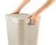 Корзина для белья с крышкой Rotho Country 55l капучино - изображение 11