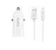 Адаптер автомобильный Hoco Lightning cable Z12 |2USB, 2.4A| белый - изображение 2