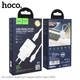 Адаптер сетевой Hoco Type-C Cable Ardent charger set N1 |1USB, 2.4A, 12W| (Safety Certified) белый - изображение 2