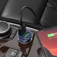 Адаптер автомобільний HOCO lightning cable Farsighted dual port QC3.0 car charger set Z39 |2USB, QC3.0, 3A/18W| синій - зображення 2