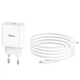 Адаптер сетевой Hoco Type-C to Lightning Cable Speed source C76a Plus |1Type-C, PD/QC, 2-W, 3A| белый - изображение 2