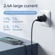 Адаптер сетевой JOYROOM Mini dual Port smart fast charge L-2A121 |2USB, 2.4A| черный - изображение 8
