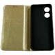 Чохол-книжка New Galant Book на OPPO A78 4G золотистий - зображення 5