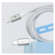 Кабель Charge\OTG Proove Dense Metal USB to Type-C 2.4A 1m White CCDM20001202 - зображення 2