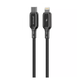 Кабель Charge\OTG Proove Dense Metal Type-C to Lightning 2.4A 1m Black CCDM27002101 - зображення 1