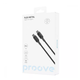 Кабель Charge\OTG Proove Flex Metal Type-C to Type-C 100W 2.4A 1m Black CCFM60002201 - изображение 2