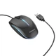 Дротова Миша BOROFONE BG10 з підсвічуванням |USB, 1.5M, 1000dpi| Мишка для ПК та Ноутбуків | Чорна - зображення 4