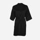 Podomka DKaren Housecoat 90 S Black (5907809934091) - obraz 3