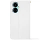 Чохол-книжка Crazy Horse Clasic для Tecno Camon 19 / 19 Pro White (Strong) (49723) - изображение 3